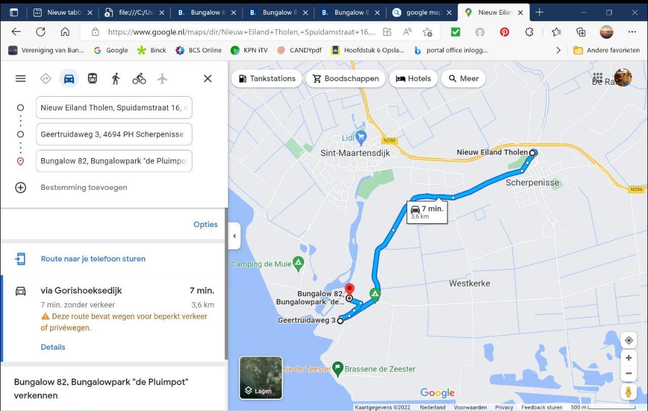 Bungalow De Pluumpot Scherpenisse Ngoại thất bức ảnh